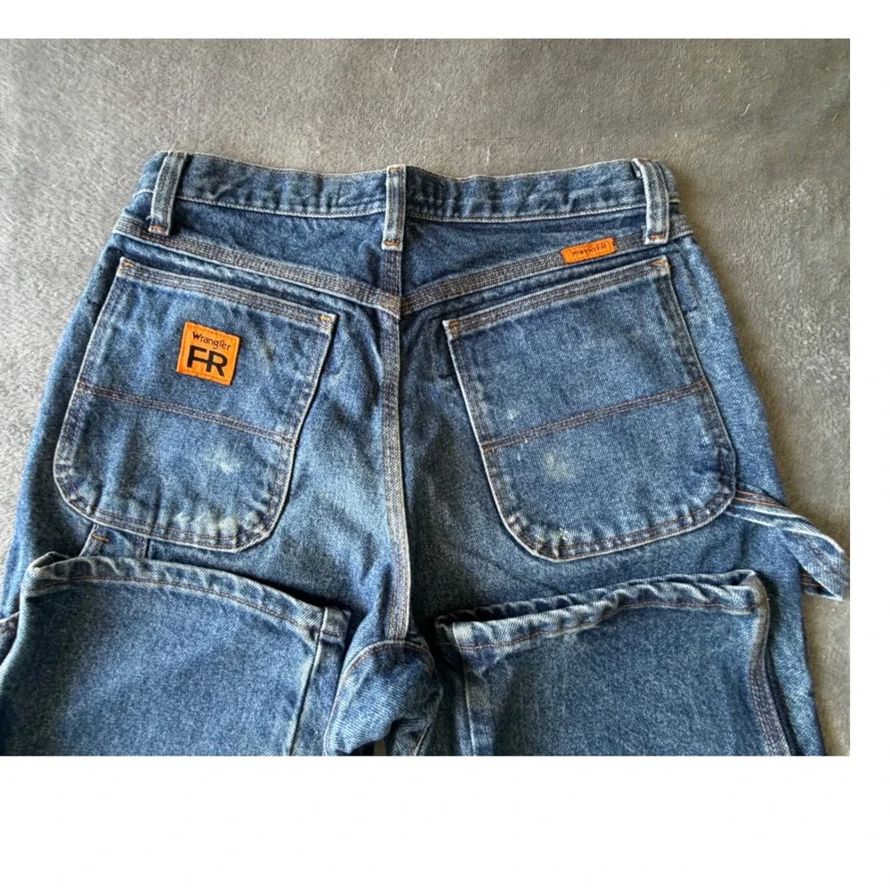 Wrangler Riggs Workwear FR Jeans 30x34 Blue Flame Resistant Carpenter FR3W020